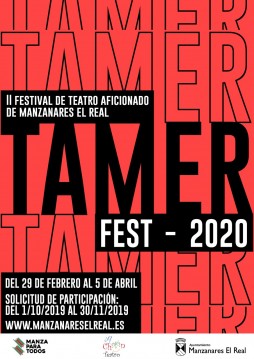 Tamerfest 2020.II Festival de Teatro Aficionado de Manzanares El Real