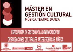 Máster en Gestión Cultural: música, teatro y danza