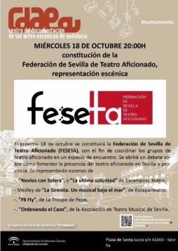 Constitución de la Federación de Sevilla de Teatro Aficionado